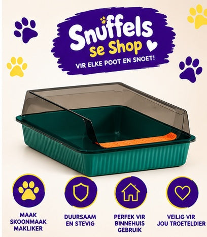 Snuffels se Skoon-Snoet™ – Semi-Toe Kattebak
