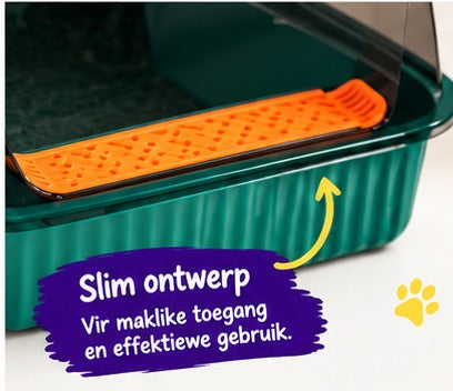 Snuffels se Skoon-Snoet™ – Semi-Toe Kattebak