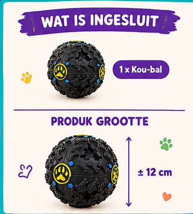 Snuffels se Kou-Koning™ Interaktiewe Honde-bederfiebal