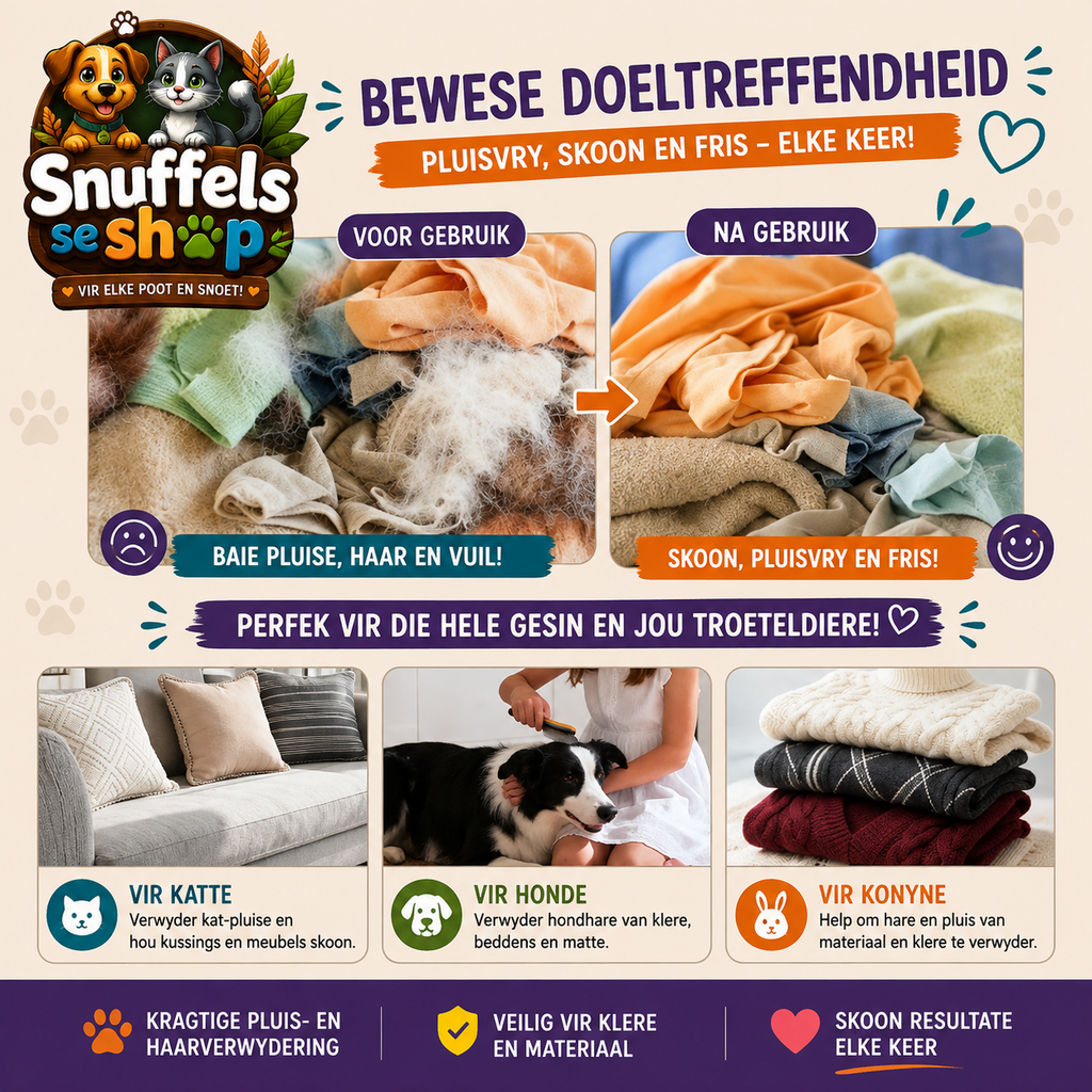Troeteldierhaar-Verwyderaars – 4 Stuks | Snuffels se Shop