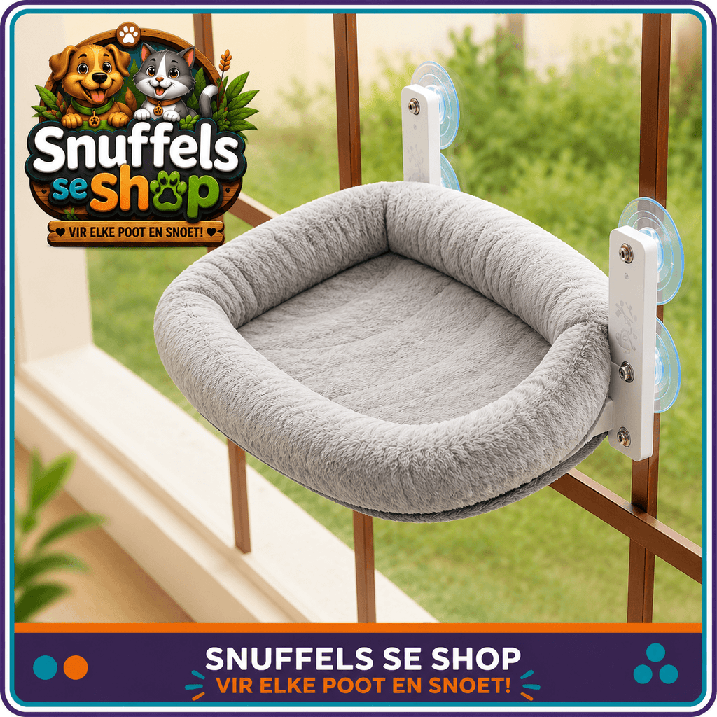 Venster Katbed | Opvoubare Kat-Lounge | Snuffels se Shop